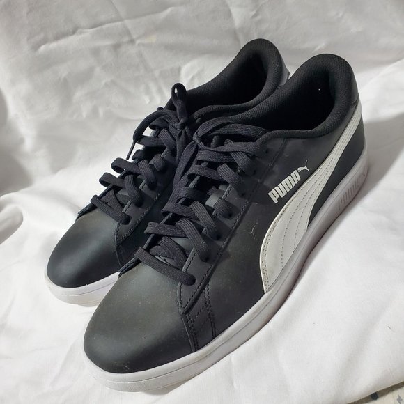 Size 12 PUMA Smash V2 Black - 374513-04 - Picture 3 of 6